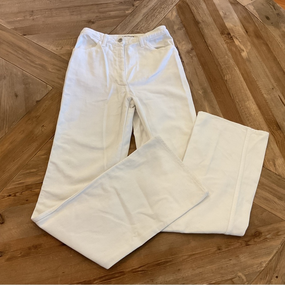 A_Plan_Application Wide Leg‎ White Jean